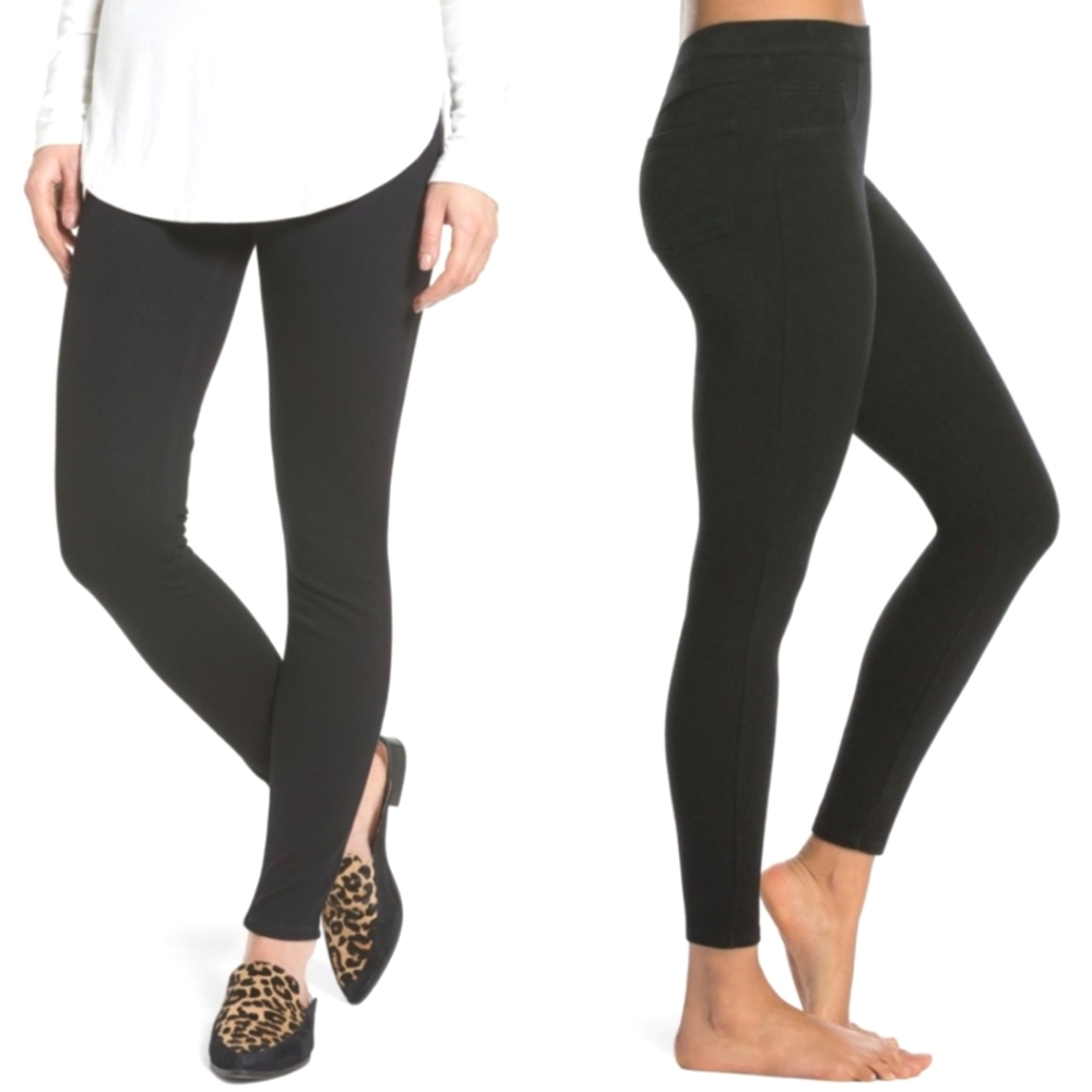 SPANX Jean-ish Ankle Leggings In Black Women's Size Medium